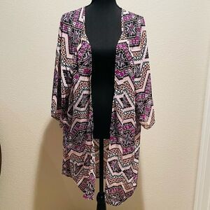 EUC Express Semi Sheer Cover Blouse